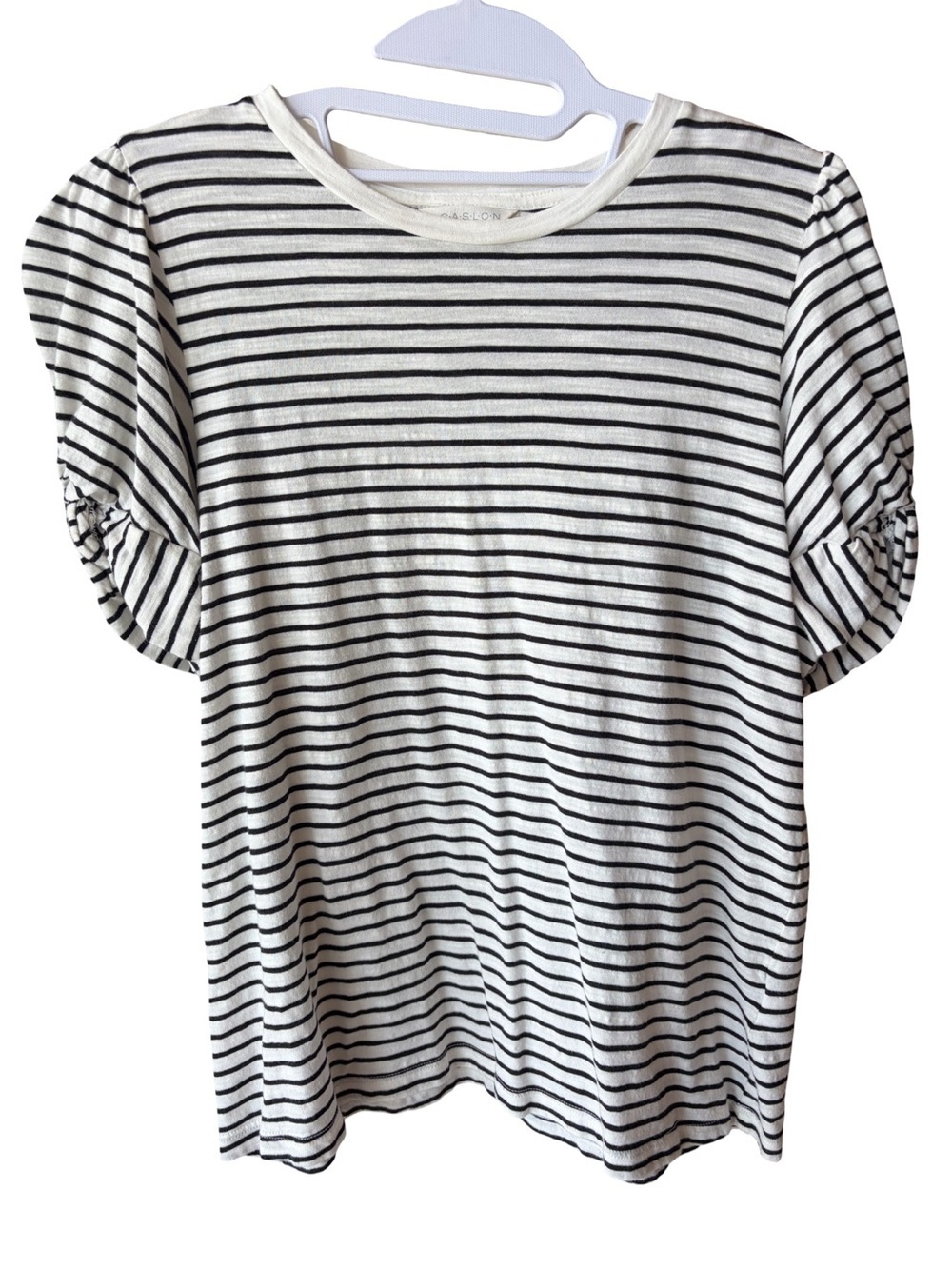 Caslon Puff Sleeve Tee Size M